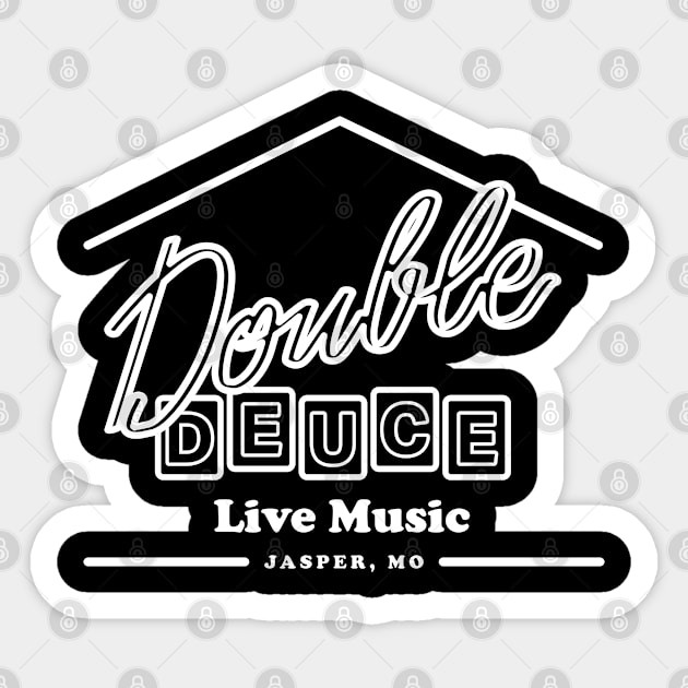 Double Deuce Sticker by deadright